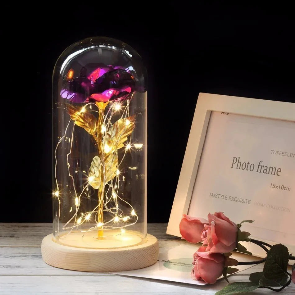 EternalBloom | Preserved Rose – Warm LED Glow Decoluxe.co.uk