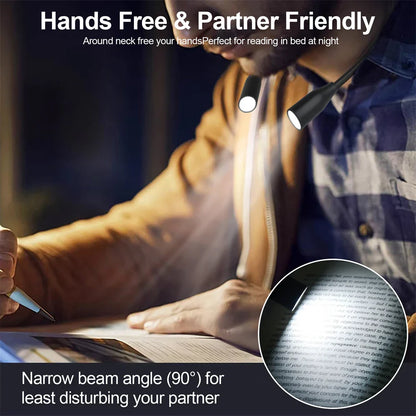 FlexiBeam | LED Neck Light – Hands-Free Eye-Friendly Reading Decoluxe.co.uk