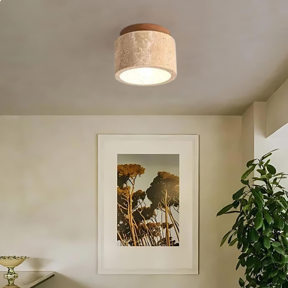 GlowHaven | Ceiling Light – Japandi & Boho Lighting Accent Ceiling Light Fixtures Decoluxe.co.uk