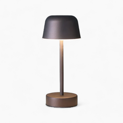 GlowPort | Table Lamp – Portable Lighting with Adjustable Glow Brown 4.7 in x 11 in (12 cm x 28 cm) Decoluxe.co.uk