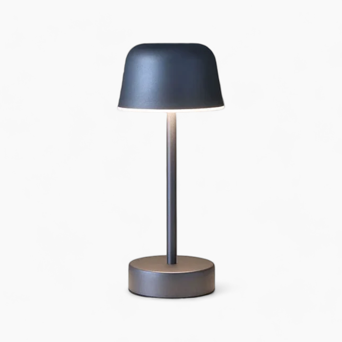 GlowPort | Table Lamp – Portable Lighting with Adjustable Glow Dark Gray 4.7 in x 11 in (12 cm x 28 cm) Decoluxe.co.uk