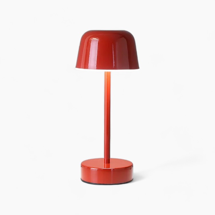 GlowPort | Table Lamp – Portable Lighting with Adjustable Glow Red 4.7 in x 11 in (12 cm x 28 cm) Decoluxe.co.uk