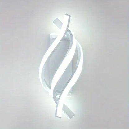 GlowShift | LED Wall Sconce – Custom Lighting & Minimalist Design White 4.72 × 6.30 × 14.57 in (12 × 16 × 37 cm) Decoluxe.co.uk