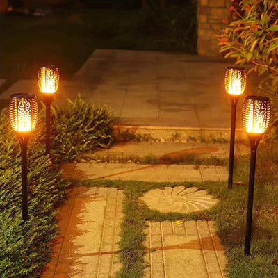 GlowTorch | Solar Garden Torches – Ambient Lighting for Walkways Decoluxe.co.uk