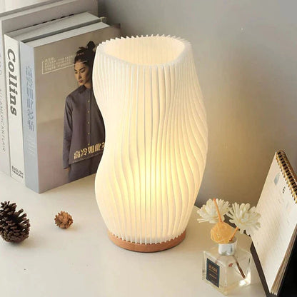 GlowWave | Table Lamp – Stylish Lighting with Warm & Natural Glow Decoluxe.co.uk