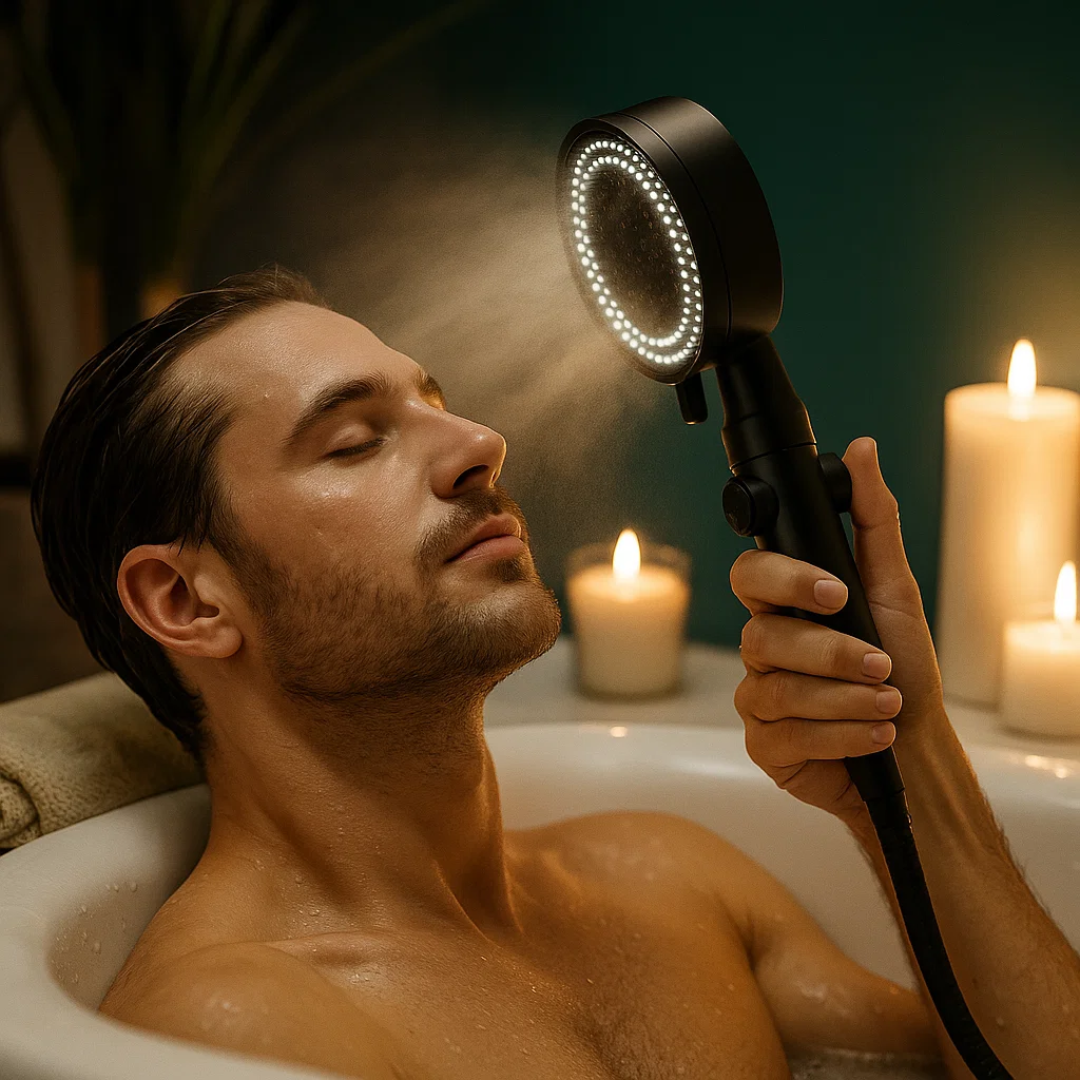 HydroLuxe | Showerhead – Spa Spray Modes & Water-Saving Design Handheld Shower Heads Decoluxe.co.uk