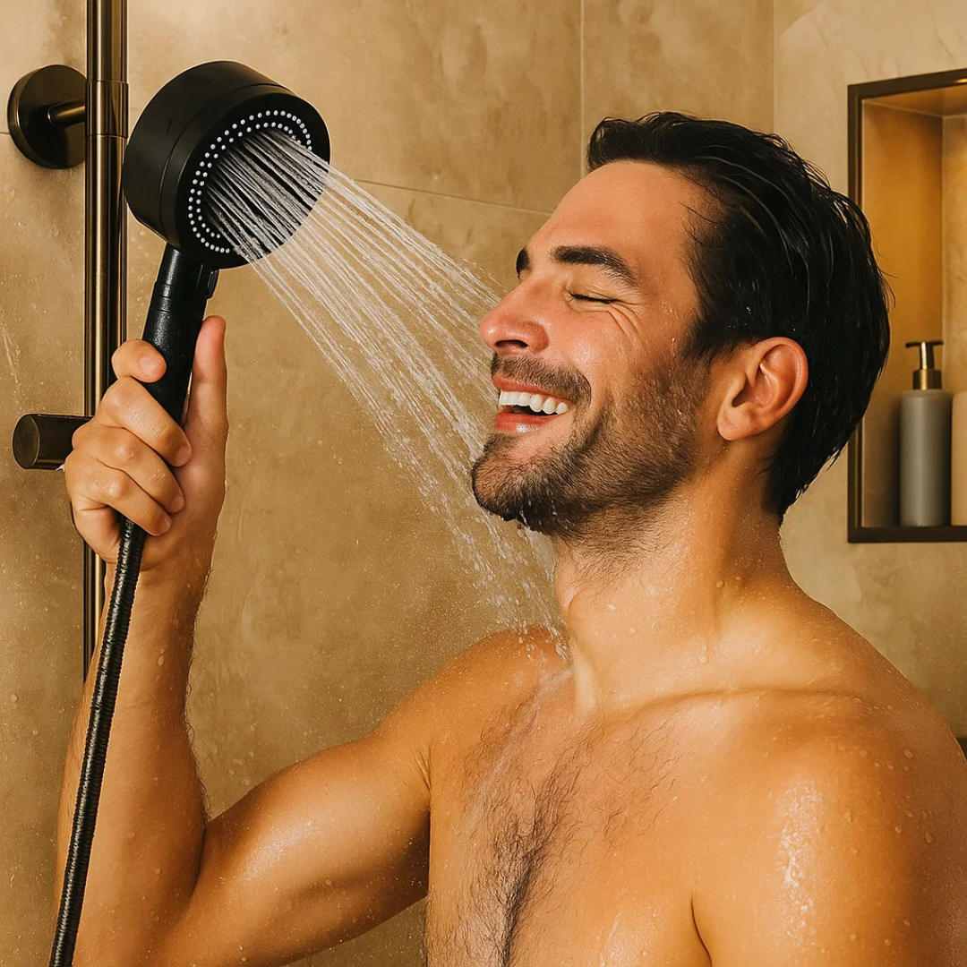 HydroLuxe | Showerhead – Spa Spray Modes & Water-Saving Design Handheld Shower Heads Decoluxe.co.uk