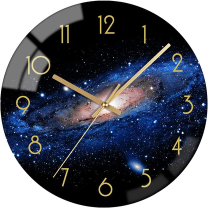 GlassAura | Modern Wall Clock – Art Inspired Decoration for Homes