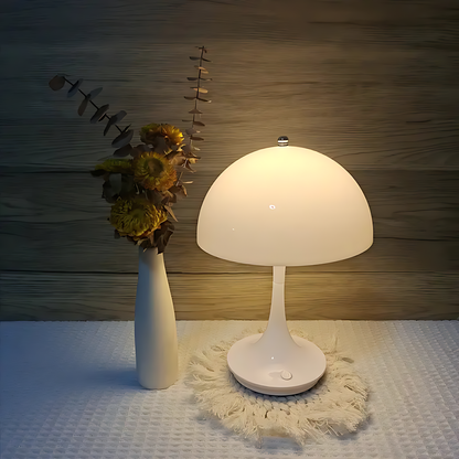 LumaMush | Wireless Mushroom Lamp – Warm Scandinavian Glow Decoluxe.co.uk