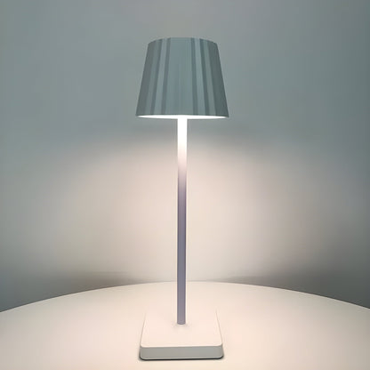 LumaSet | Wireless Table Lamp – Elegant Touch Control Lighting White 3.9 × 14.8 in (10 × 37.5 cm) Decoluxe.co.uk