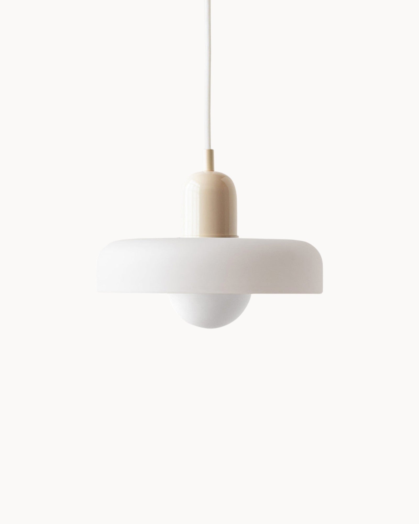 LumeaGlow | Pendant Light – Adjustable Suspension for Dining & Living Beige-White Decoluxe.co.uk