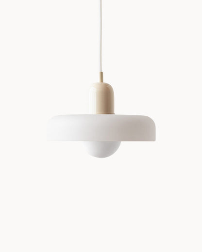 LumeaGlow | Pendant Light – Adjustable Suspension for Dining & Living Beige-White Decoluxe.co.uk