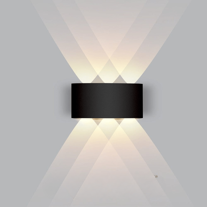 LumeGuard | LED Outdoor Wall Light – Weatherproof Modern Security Black 6W Decoluxe.co.uk