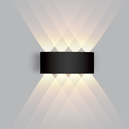 LumeGuard | LED Outdoor Wall Light – Weatherproof Modern Security Black 8W Decoluxe.co.uk