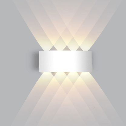 LumeGuard | LED Outdoor Wall Light – Weatherproof Modern Security White 8W Decoluxe.co.uk