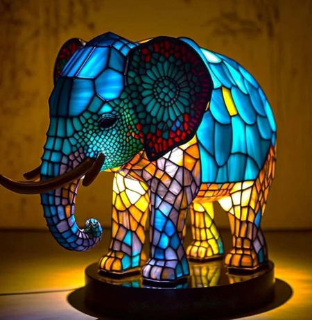 LumiArte | Artistic LED Lamp – Timeless Elegance & Modern Design Elephant 4.72 x 2.8 x 5.9 inches (12cm × 7cm × 15cm) Table Lamps Decoluxe.co.uk