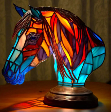 LumiArte | Artistic LED Lamp – Timeless Elegance & Modern Design Horse Head 4.72 x 2.8 x 5.9 inches (12cm × 7cm × 15cm) Table Lamps Decoluxe.co.uk