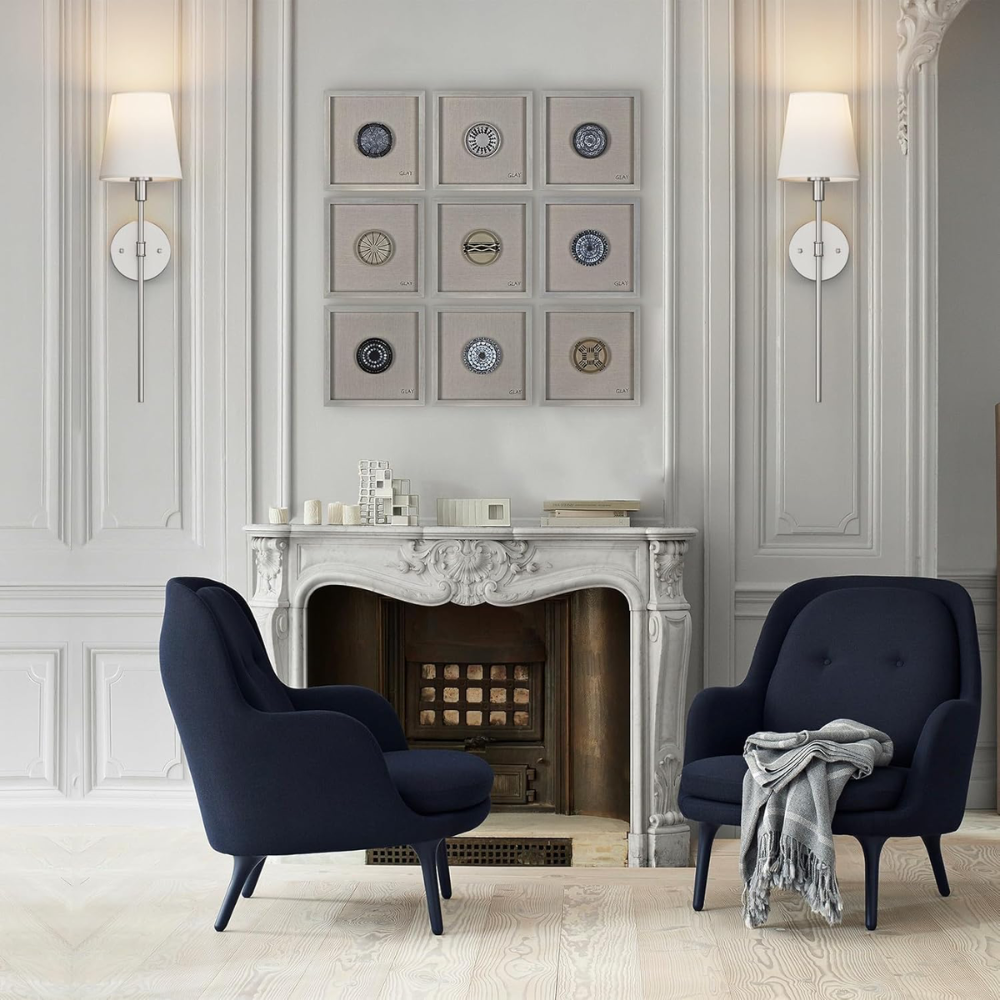 LumiCrown | Wall Light – Wireless Rechargeable with Remote Control Decoluxe.co.uk