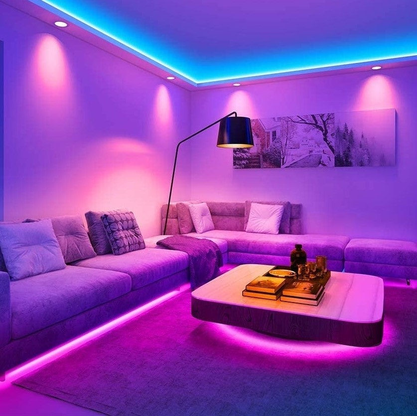LumiFlex | RGB LED Strip – Customisable Indoor Lighting with Remote Control Decoluxe.co.uk