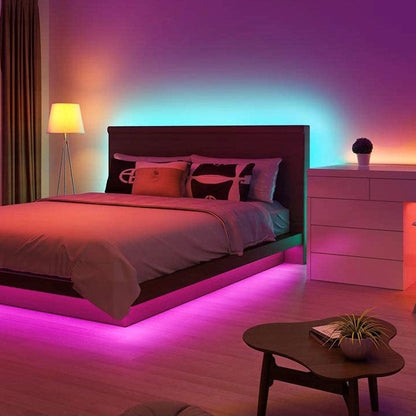 LumiFlex | RGB LED Strip – Customisable Indoor Lighting with Remote Control Decoluxe.co.uk