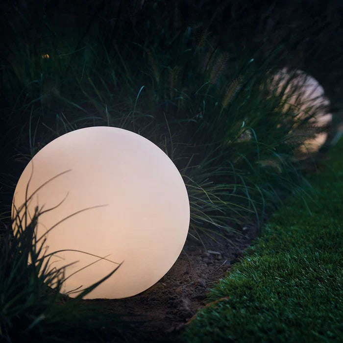 LuminAura | Spherical LED Garden Light – 16-Colour Ambient Glow Landscape Pathway Lighting Decoluxe.co.uk