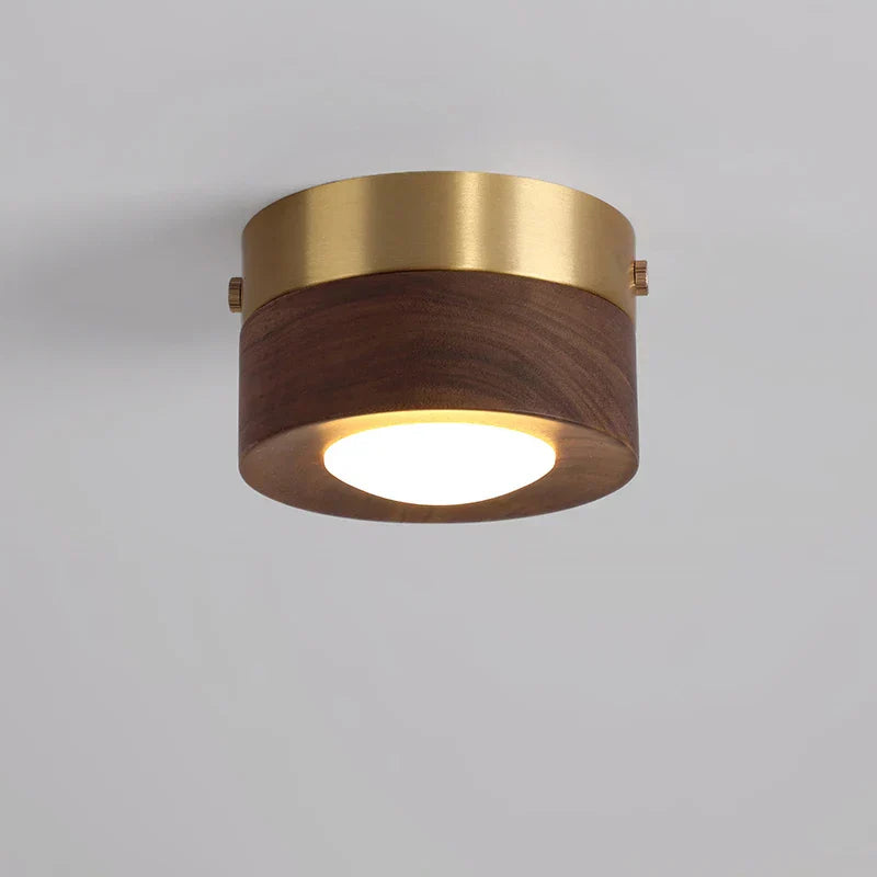 LumiWood | Ceiling Light – Minimalist LED Design for Modern Interiors Brown 19.7 diameter × 3.9 height (50 cm diameter x 10 cm height) Ceiling Light Fixtures Decoluxe.co.uk