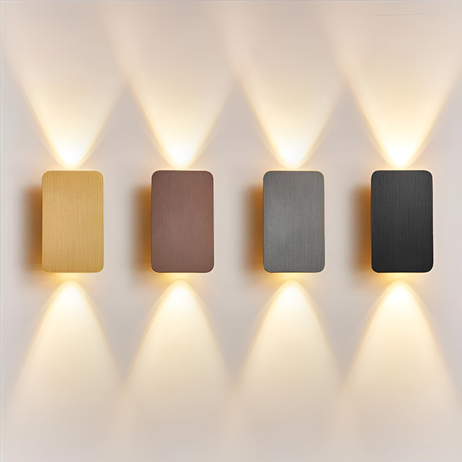 LustraBeam | LED Wall Light – Up & Down Minimalist Glow Wall Light Fixtures Decoluxe.co.uk