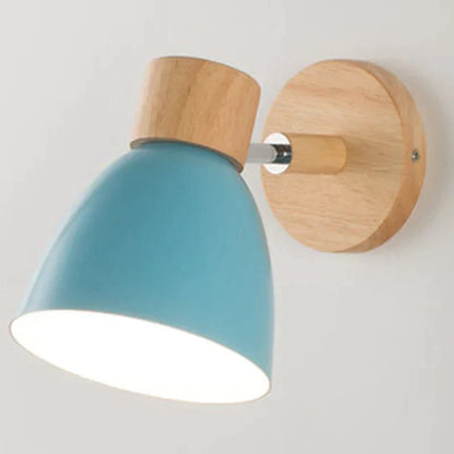 NordBright | Wall Light – Adjustable Scandinavian Design Blue 10 × 6 × 4 in (25cm × 15cm × 10cm) Decoluxe.co.uk