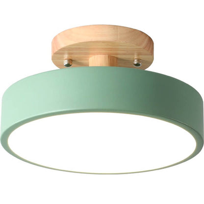 NordicAura | Wooden Ceiling Lamp – Energy-Saving Integrated LED Ceiling Light Fixtures Decoluxe.co.uk