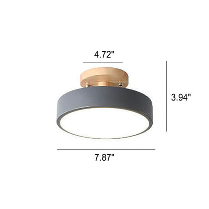NordicAura | Wooden Ceiling Lamp – Energy-Saving Integrated LED Ceiling Light Fixtures Decoluxe.co.uk