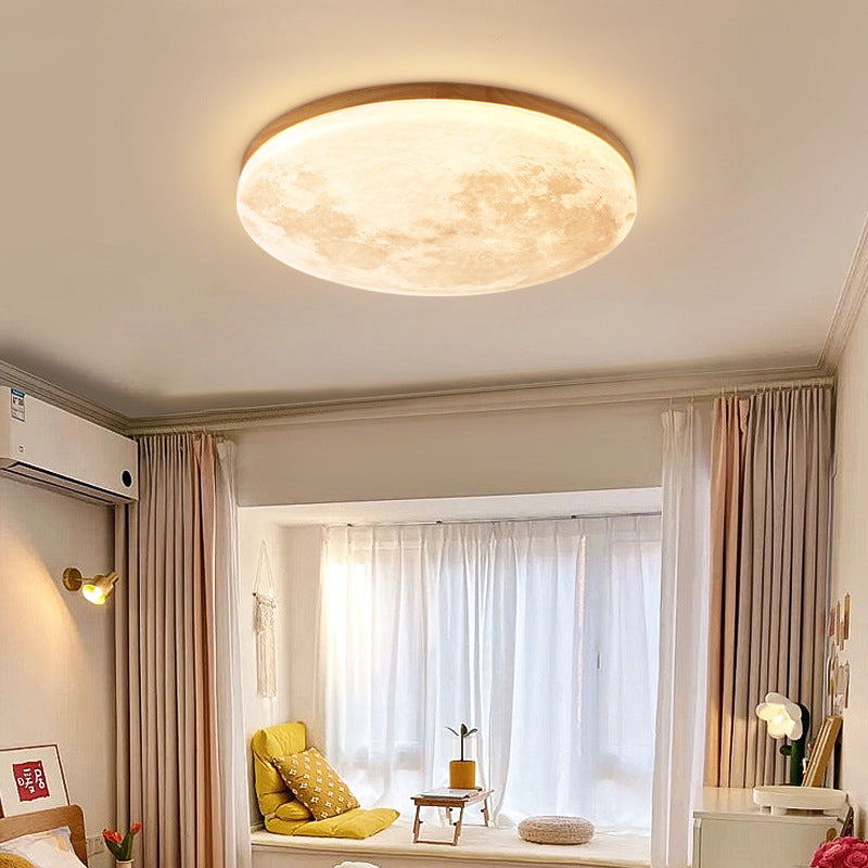 NordicVista | Flush Mount Ceiling Light – Energy-Saving Integrated LED Wood Warm Light Ceiling Light Fixtures Decoluxe.co.uk