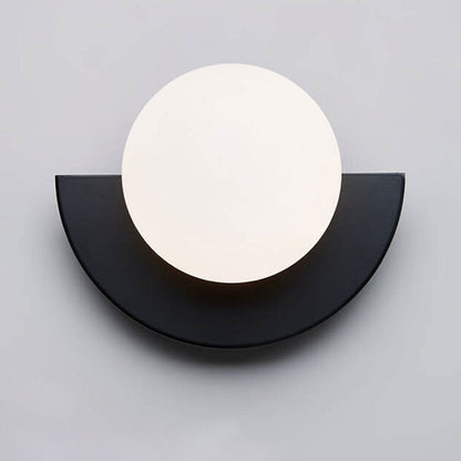 OrbitaLux | Modern Wall Sconce – Vibrant LED Bedroom Light Black Neutral Light Decoluxe.co.uk