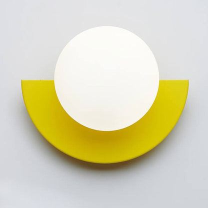 OrbitaLux | Modern Wall Sconce – Vibrant LED Bedroom Light Yellow Warm Light Decoluxe.co.uk