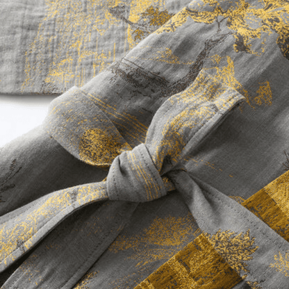 Freya | Bata de Baño Kimono – Suavidad Natural de Gofre