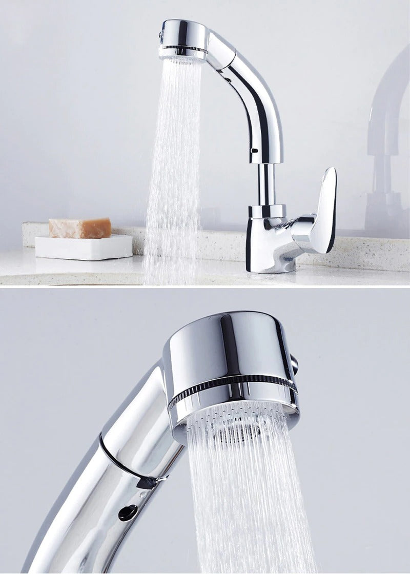 PureFlow | Bathroom Mixer Tap – Flexible Spout & Quick Setup Bathroom Sink Faucets Decoluxe.co.uk
