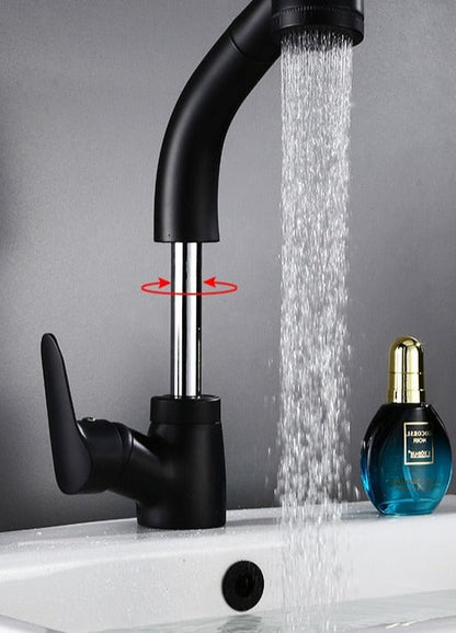 PureFlow | Bathroom Mixer Tap – Flexible Spout & Quick Setup Bathroom Sink Faucets Decoluxe.co.uk