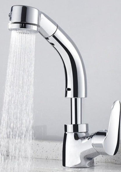 PureFlow | Bathroom Mixer Tap – Flexible Spout & Quick Setup Chrome Bathroom Sink Faucets Decoluxe.co.uk