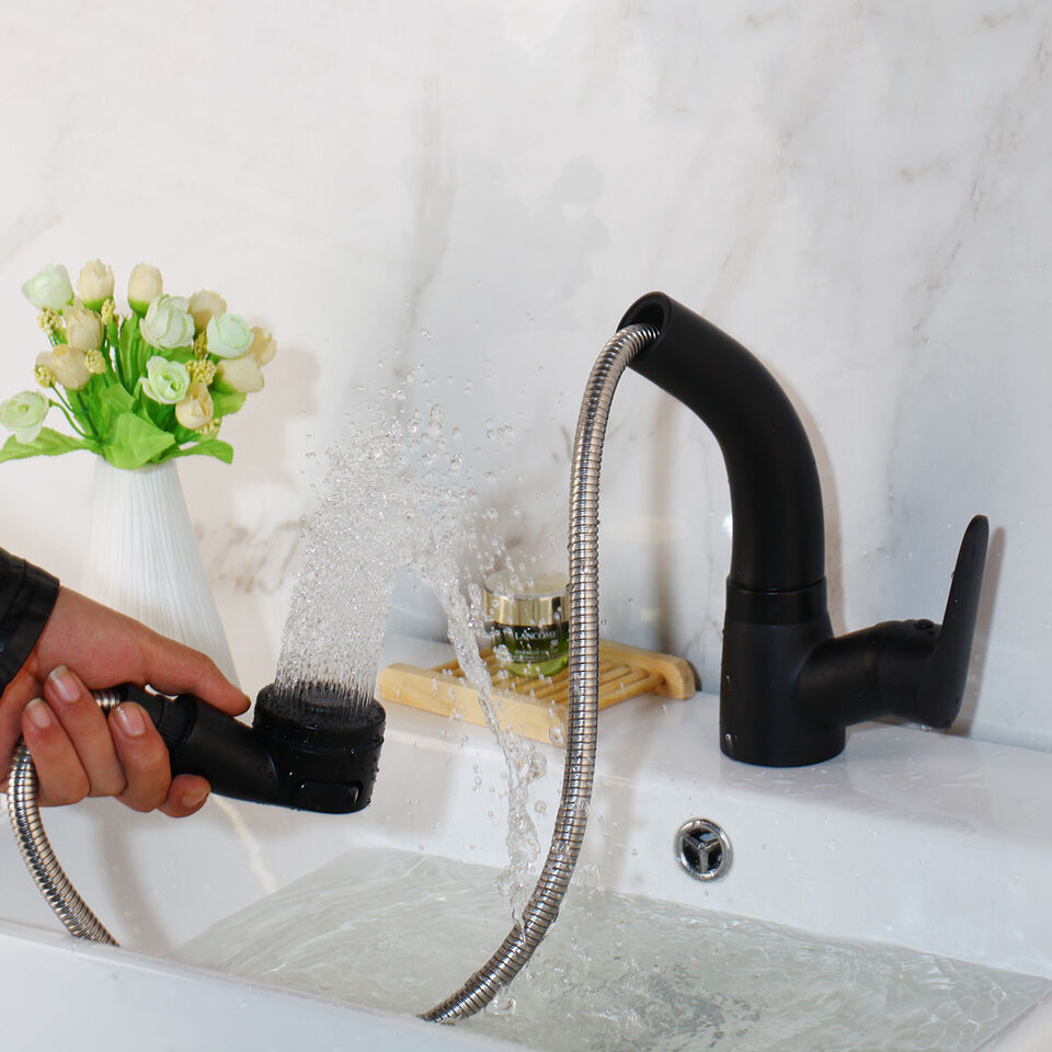 PureFlow | Bathroom Mixer Tap – Flexible Spout & Quick Setup Bathroom Sink Faucets Decoluxe.co.uk