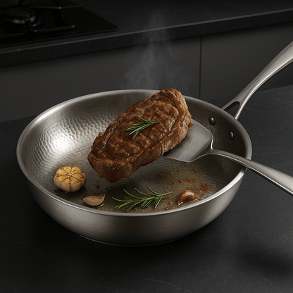 PureSear | Stainless Steel Frying Pan – Professional Natural Searing Decoluxe.co.uk
