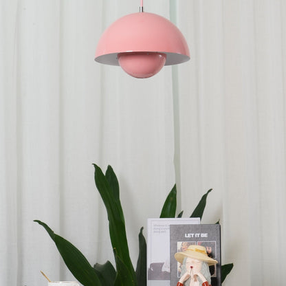 ScandiLuxe | LED Suspension – Adjustable Height & Soft Glow Pink 9 x 4 in (23 x 10 cm) Decoluxe.co.uk