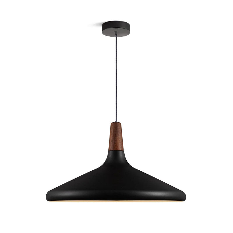 ShineSphere | Pendant Lamp – Modern Style for Any Room Black Dia 17.6 in x H 10.6 in (Dia 39 cm x H 27 cm) Ceiling Light Fixtures Decoluxe.co.uk