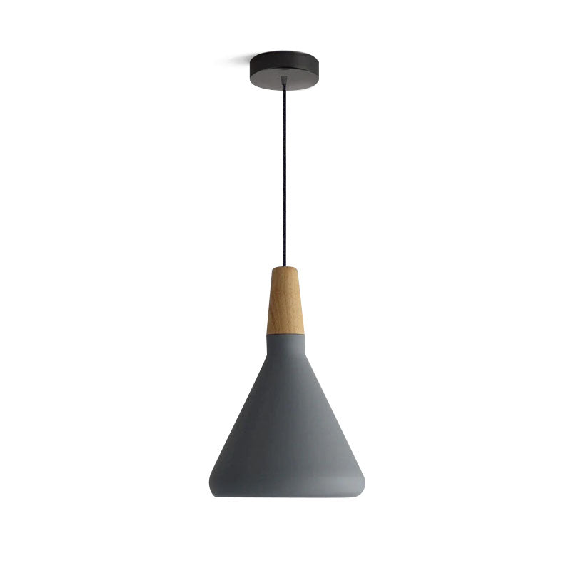 ShineSphere | Pendant Lamp – Modern Style for Any Room Grey Dia 7 in x H 10.6 in (Dia 18 cm x H 27 cm) Ceiling Light Fixtures Decoluxe.co.uk