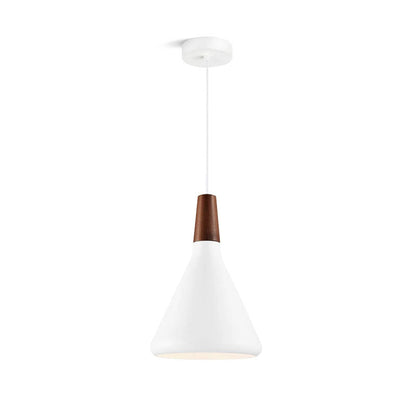 ShineSphere | Pendant Lamp – Modern Style for Any Room White Dia 7 in x H 10.6 in (Dia 18 cm x H 27 cm) Ceiling Light Fixtures Decoluxe.co.uk