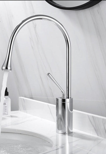 SwanFlow | Bathroom Tap – Elegant Swivel Design for Modern Interiors Bathroom Sink Faucets Decoluxe.co.uk
