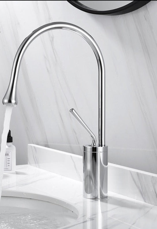 SwanFlow | Bathroom Tap – Elegant Swivel Design for Modern Interiors Bathroom Sink Faucets Decoluxe.co.uk