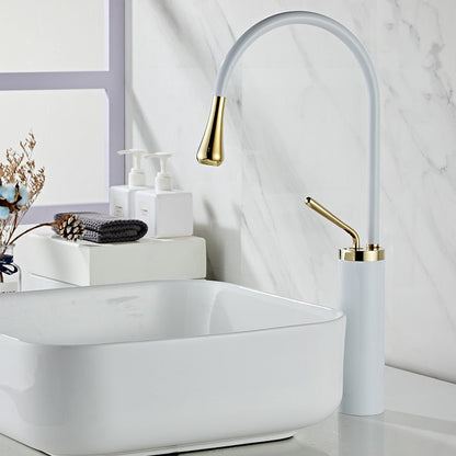 SwanFlow | Bathroom Tap – Elegant Swivel Design for Modern Interiors Bathroom Sink Faucets Decoluxe.co.uk