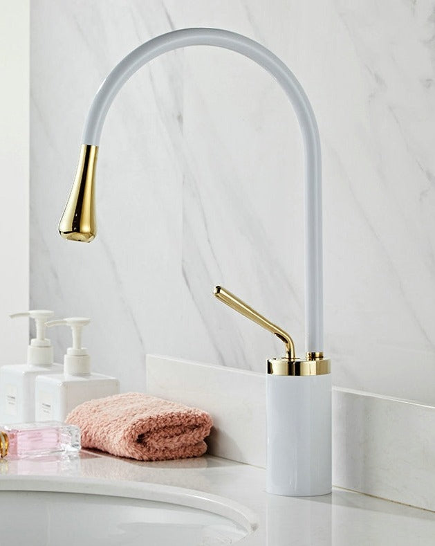SwanFlow | Bathroom Tap – Elegant Swivel Design for Modern Interiors Bathroom Sink Faucets Decoluxe.co.uk