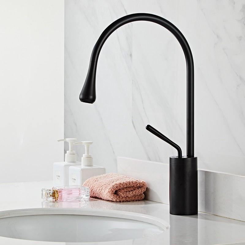 SwanFlow | Bathroom Tap – Elegant Swivel Design for Modern Interiors Bathroom Sink Faucets Decoluxe.co.uk