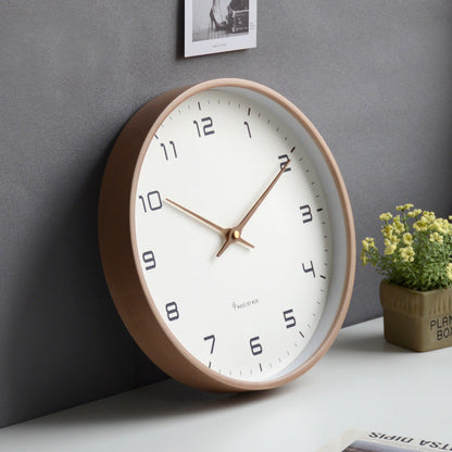 TimelessGlow | Wall Clock – Silent Quartz & Minimalist Design A 10 inches (25.39 cm) Decoluxe.co.uk