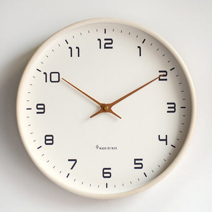 TimelessGlow | Wall Clock – Silent Quartz & Minimalist Design C 10 inches (25.39 cm) Decoluxe.co.uk